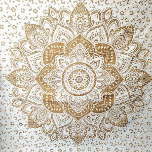 Panza Mandala White Gold