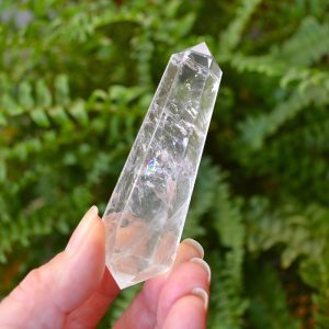 Bagheta Cuart Tibetan cu Dublu Varf 6 fatete, 8.5 cm