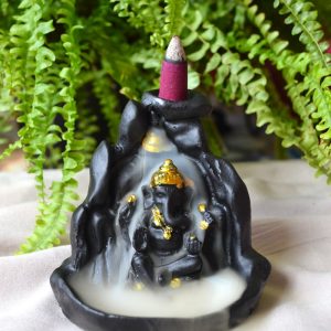 Cascada de fum Ganesha cu conuri backflow