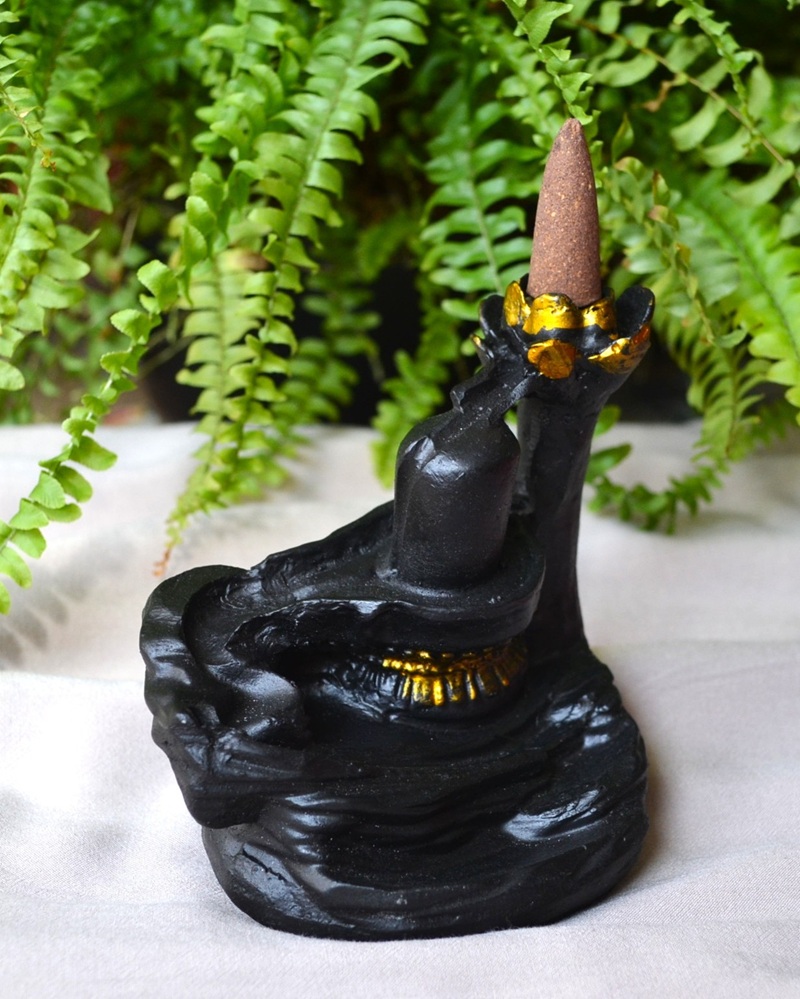 Cascada de fum Shivalingam cu conuri backflow - imagine 2