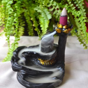 Cascada de fum Shivalingam cu conuri backflow