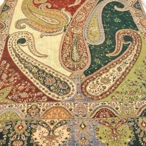 Șal Kani din Vâscoză și Lână cu Design Paisley