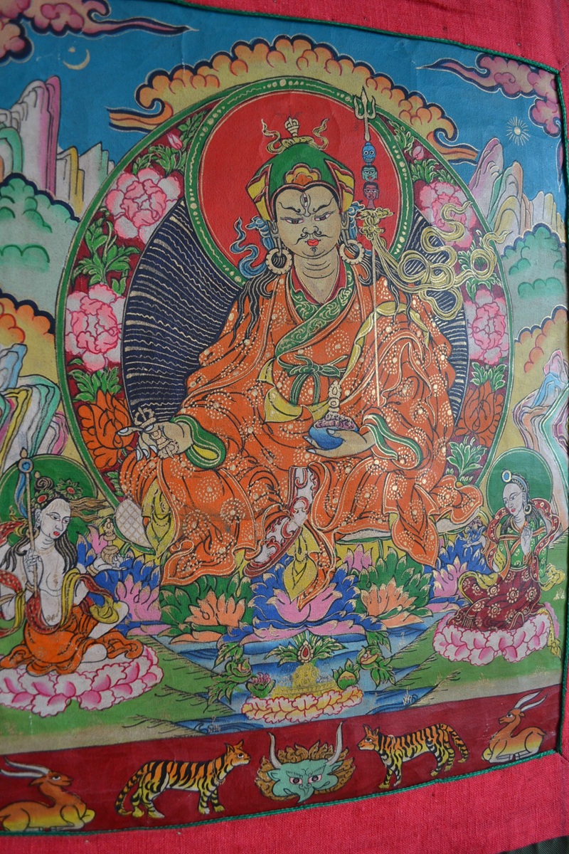 Thangka Tibetana Padmasambhava (Guru Rinpoche) - imagine 5