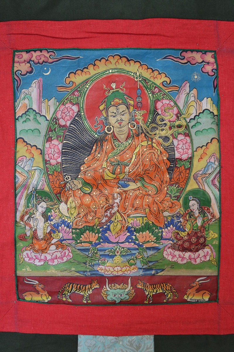 Thangka Tibetana Padmasambhava (Guru Rinpoche) - imagine 3