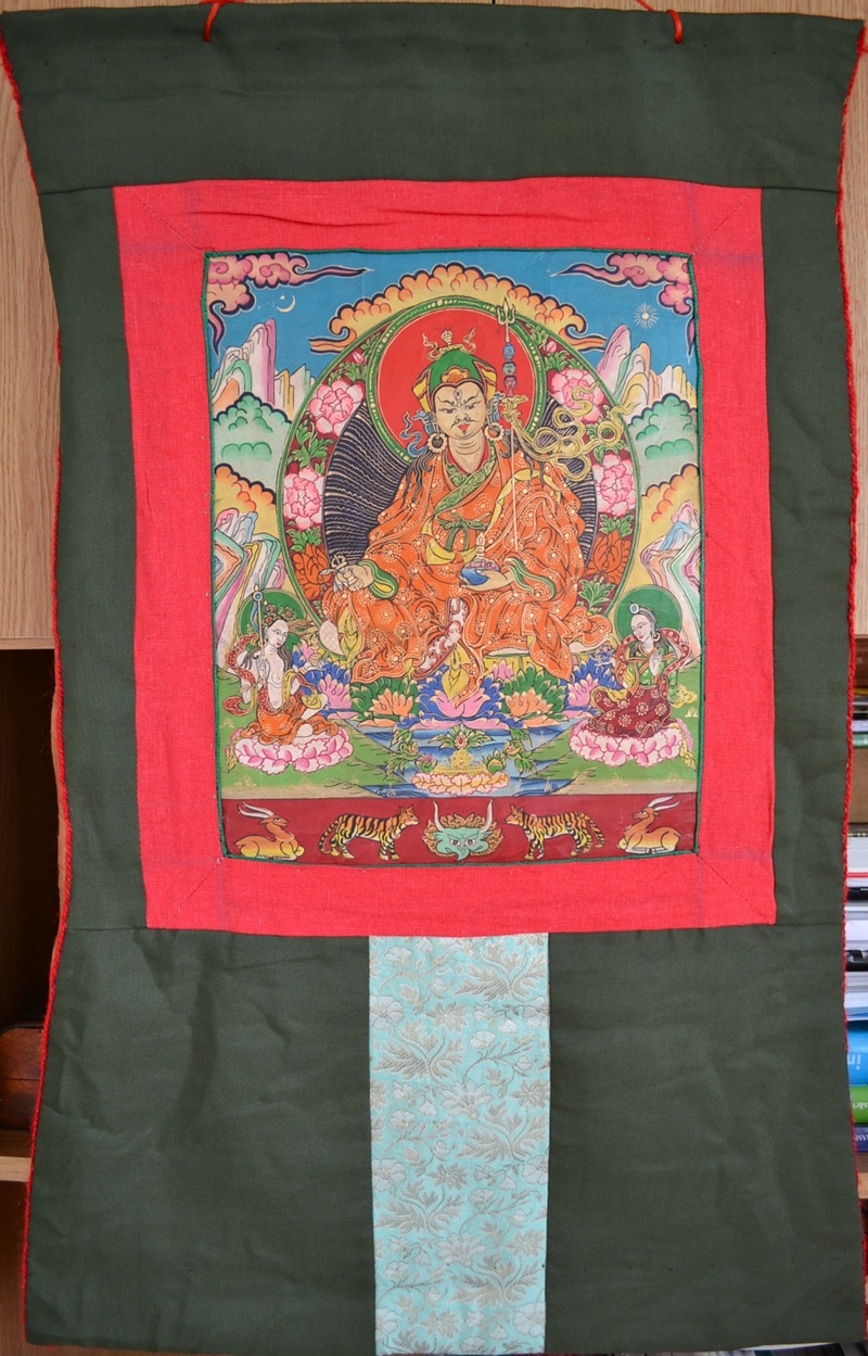 Thangka Tibetana Padmasambhava (Guru Rinpoche) - imagine 4
