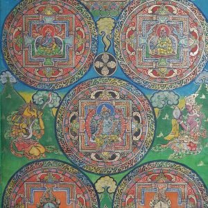 Thangka Tibetana Cinci Mandala