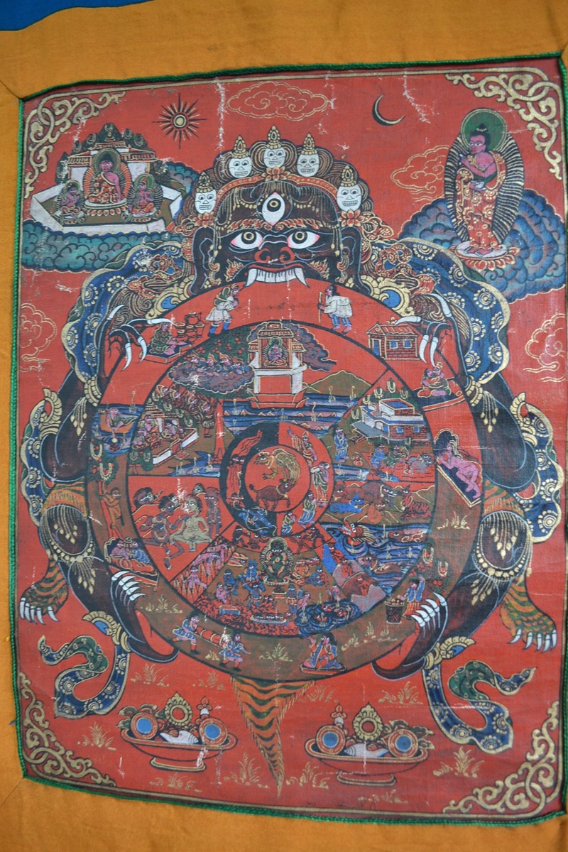 Thangka Tibetana Roata Vietii