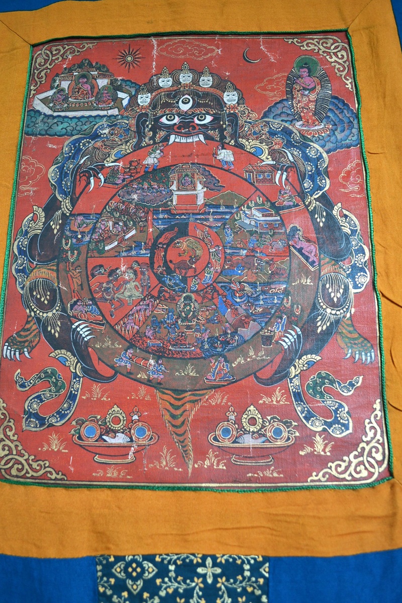 Thangka Tibetana Roata Vietii - imagine 4
