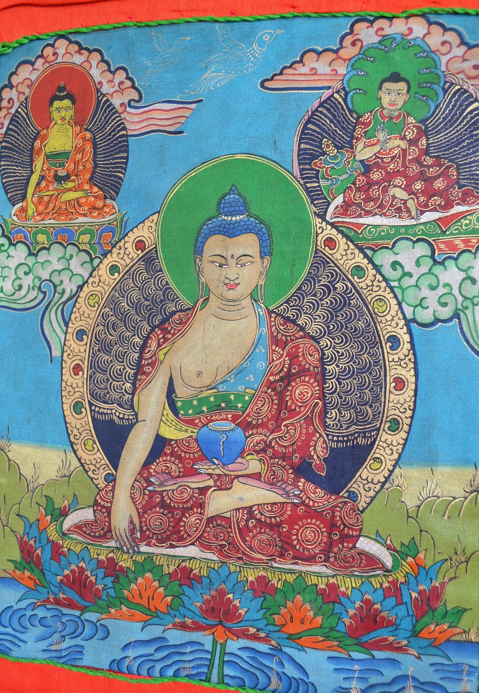 Thangka Tibetana Buddha Shakyamuni