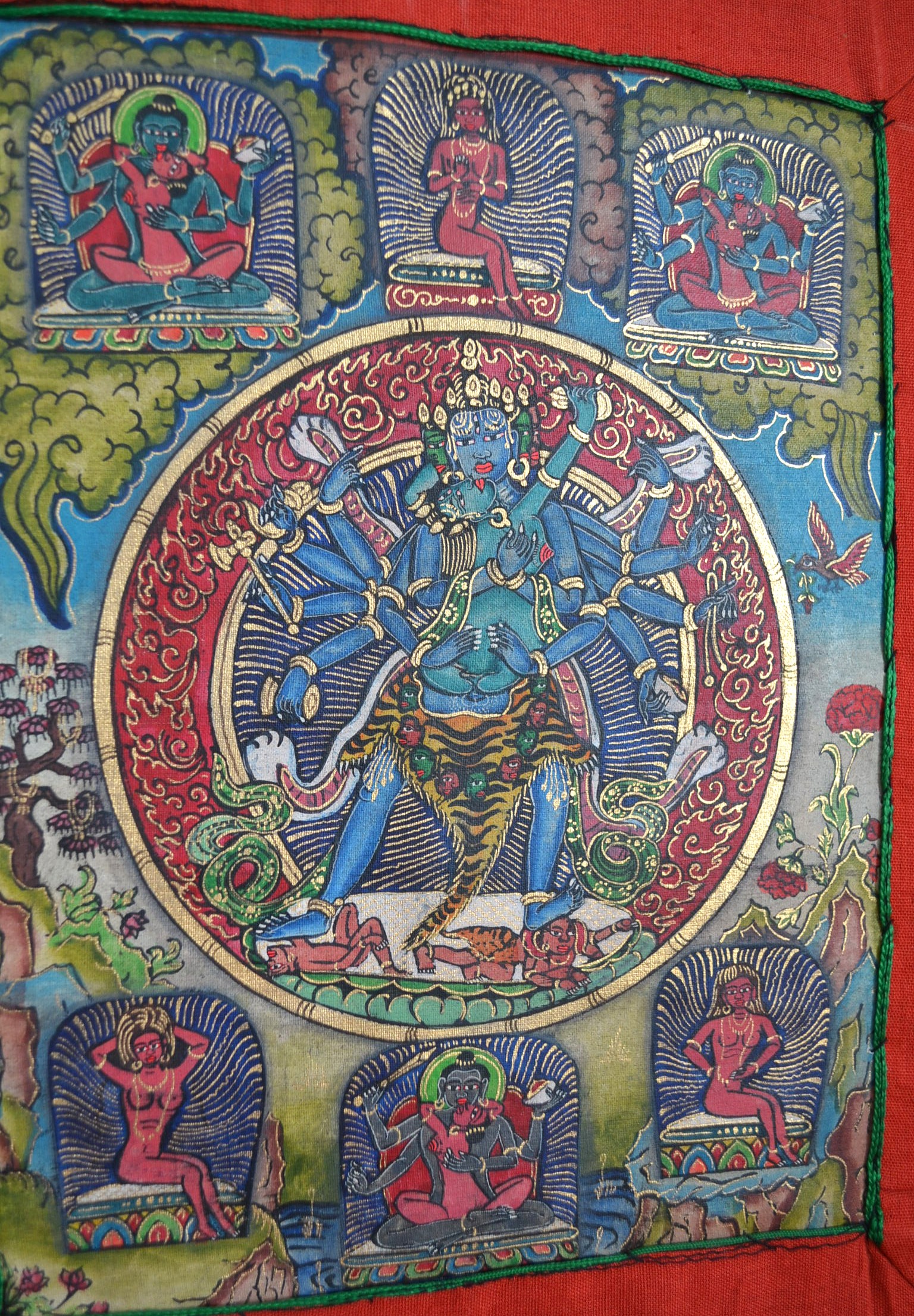 Thangka Tibetana Hevajra