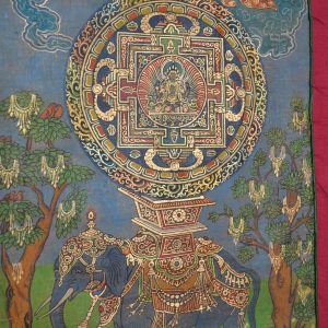 Thangka Tibetana Elefant Mandala